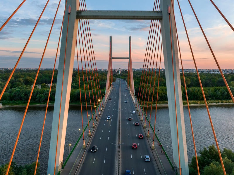 a bridge with cars on it