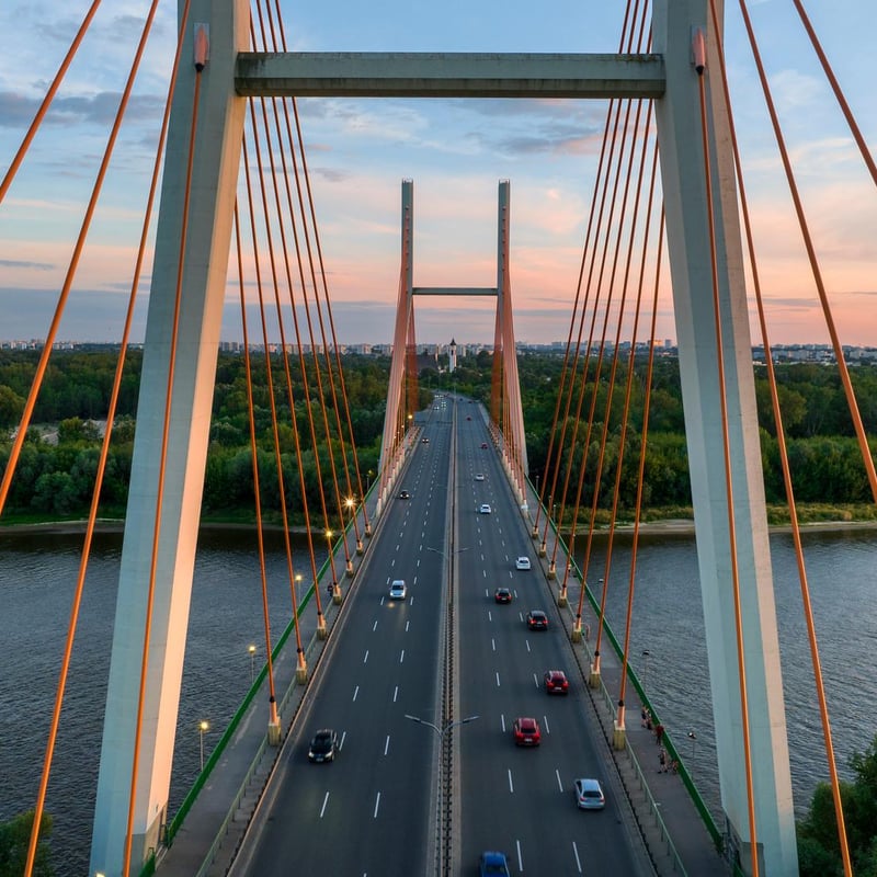 a bridge with cars on it