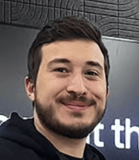 a person smiling for the camera