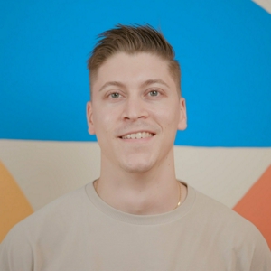 a person smiling for a picture