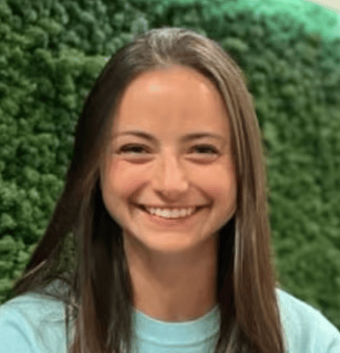 a person smiling at camera